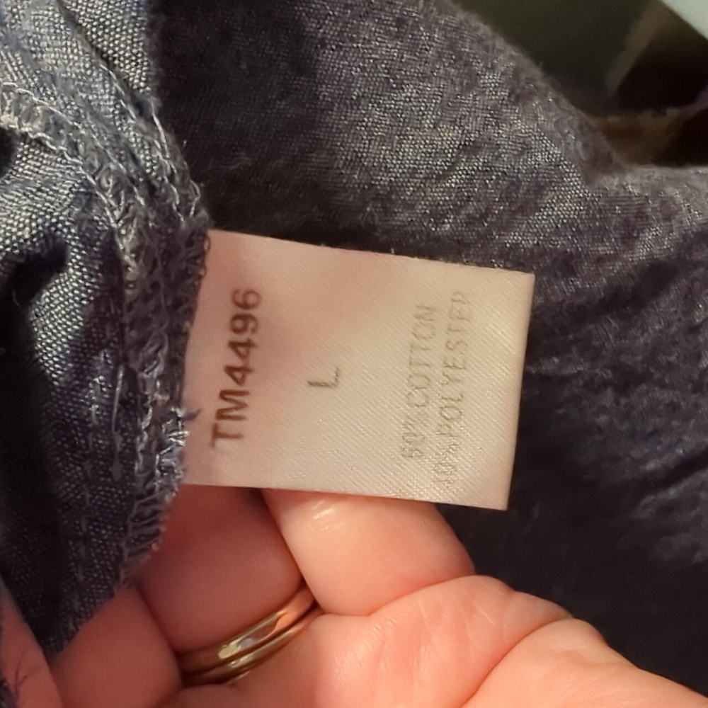 THML Chambray Embroidered Tunic Top - Picture 4 of 6